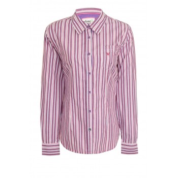 Alice Collins Salcombe Shirt Viola Stripe